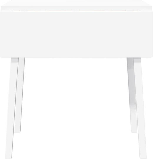 Table Dining Room from Solid Wood White 90x45x75cm
