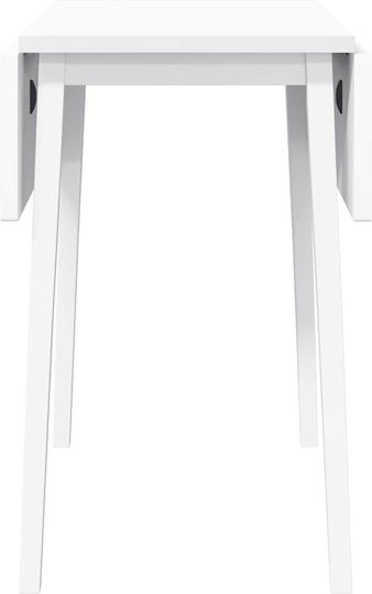 Table Dining Room from Solid Wood White 90x45x75cm