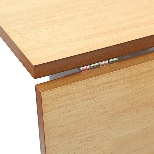 Table Dining Room from Solid Wood White 90x45x75cm