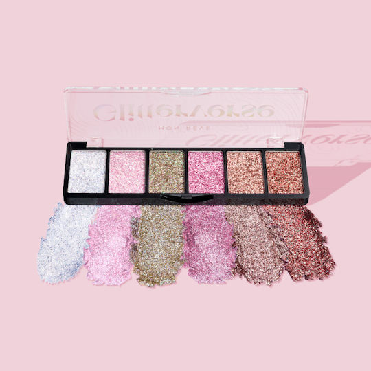 Mon Reve Glitterverse Lidschattenpalette in fester Form 11.8gr