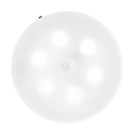 Battery-Operated LED Night Lamp with Magnet Motion Sensor