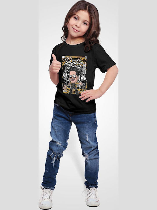 Kids' T-shirt Black Brendon Urie Panic At Disco