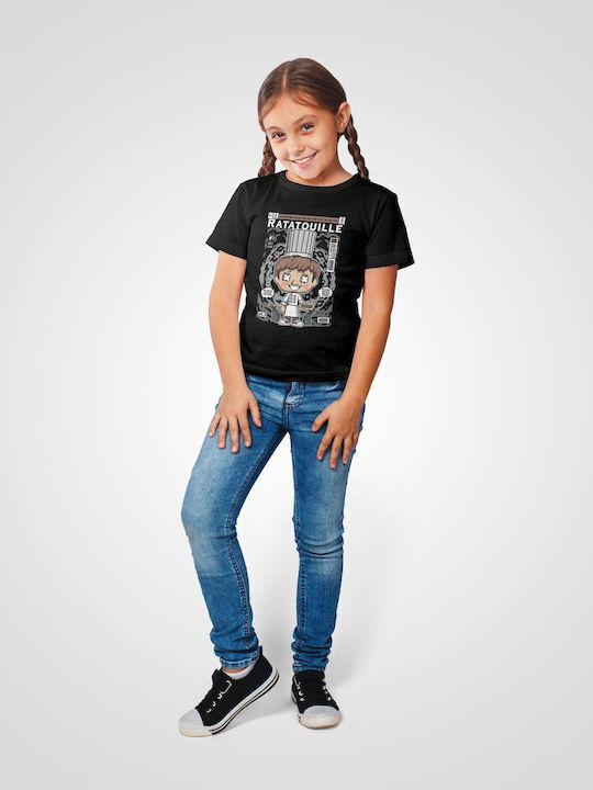 Kids' T-shirt Black Ratatouille Linguini