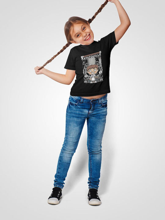 Kids' T-shirt Black Ratatouille Linguini