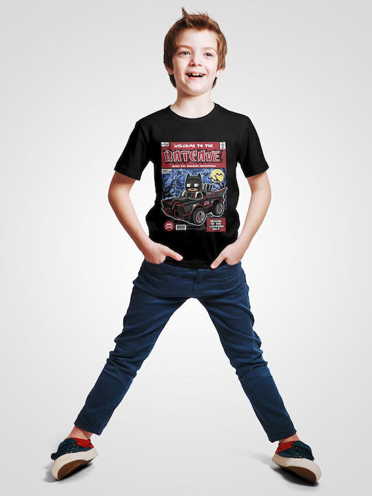 Παιδικό T-shirt Black Bat Mobile