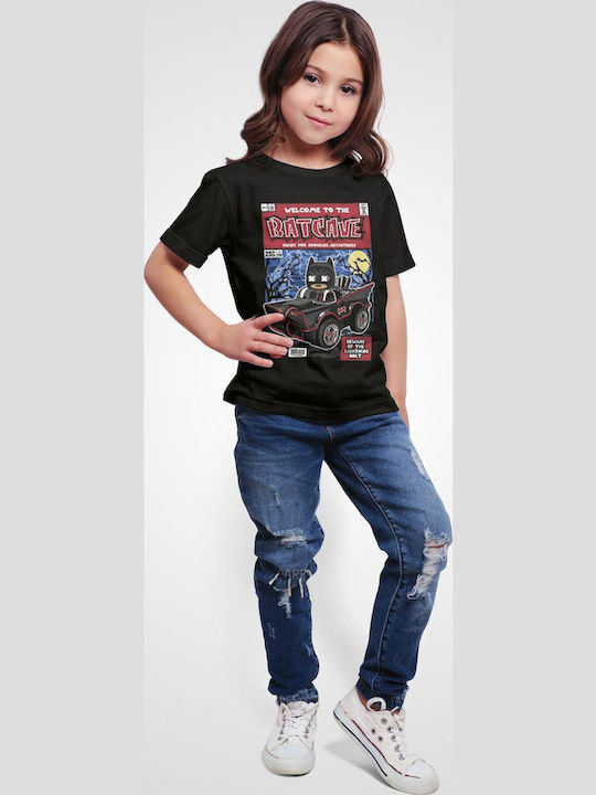 Παιδικό T-shirt Black Bat Mobile