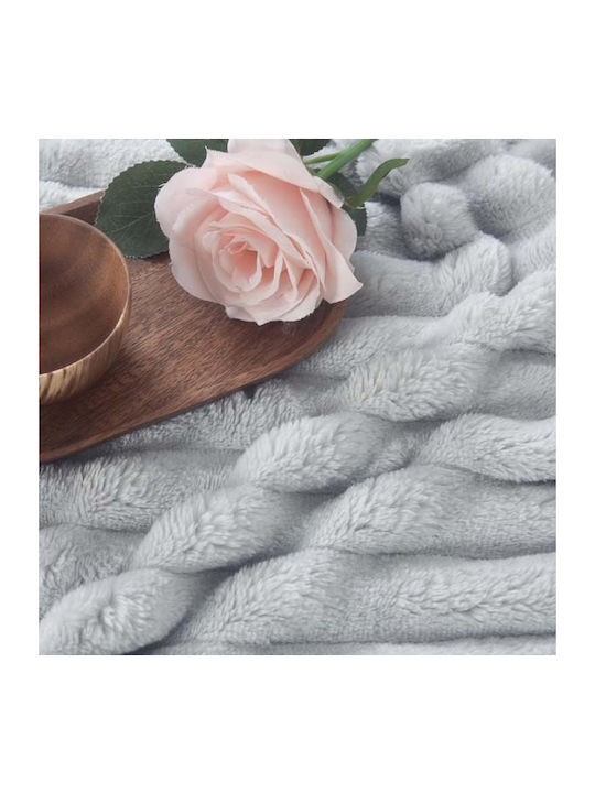 SpitiBazaar Blanket Velvet Queen 220x240cm Grey