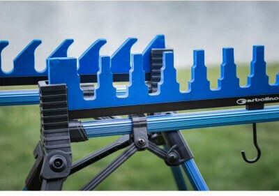 Garbolino Rod Support Kit Silver Top 12 Positions 4 Legs Xxl Adjustable 70-100 Cm Windproof