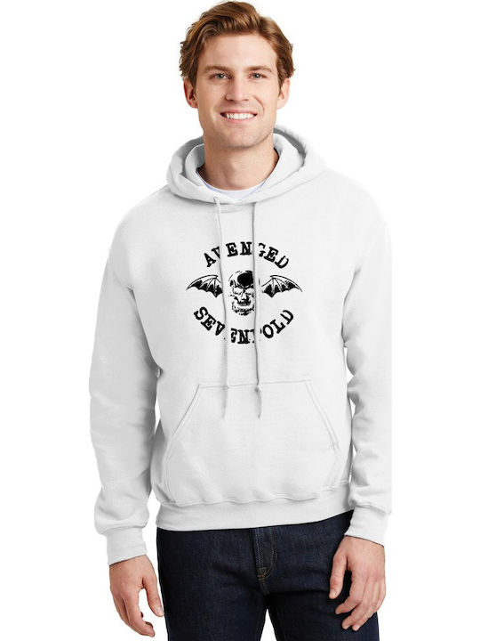 Hoodie Avenged Sevenfold Art1 Rock Avenue White