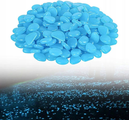 Pietre Iluminatoare Pietricele Fluorescente Lumină Albastră Întuneric 50 buc