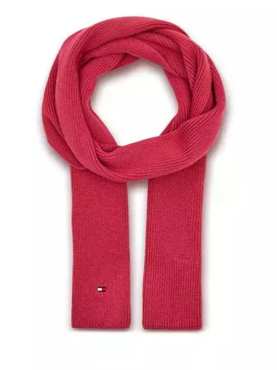 Flag Kids Beanie Set with Scarf Knitted Fuchsia