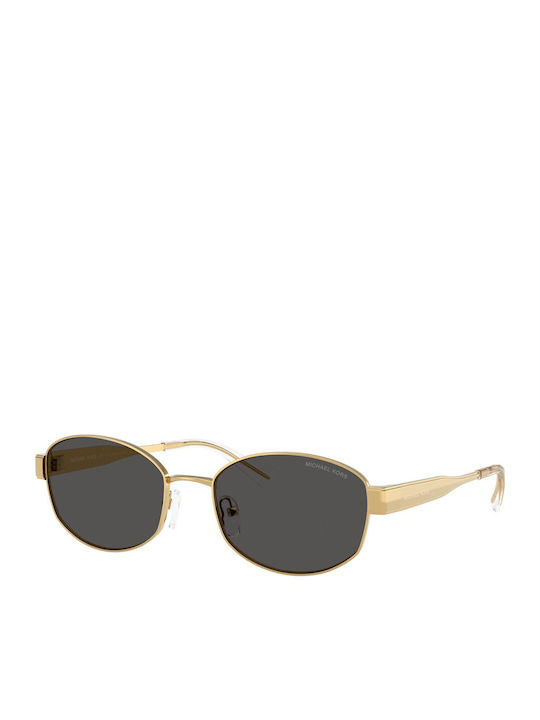Michael Kors Monte Carlo Women's Sunglasses with Gold Metal Frame and Gray Lens
