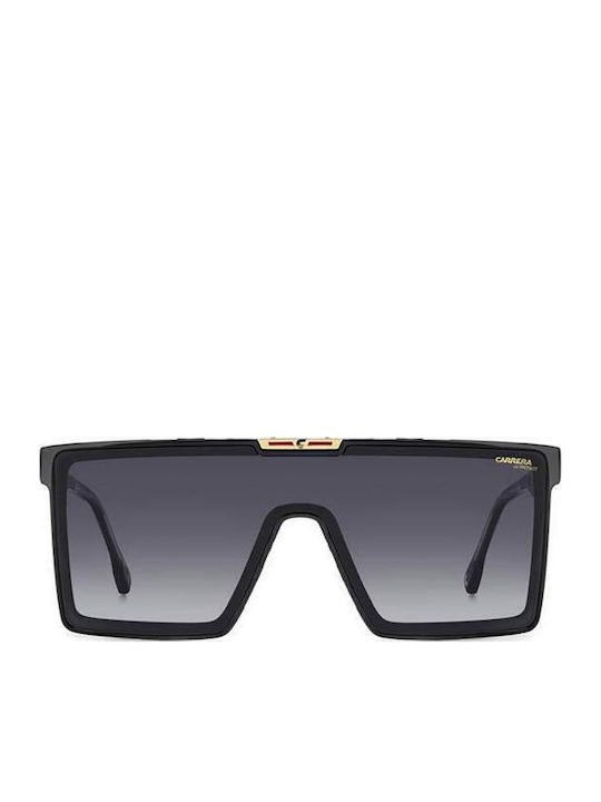 Carrera Men's Sunglasses with Black Plastic Frame and Gray Gradient Lens
