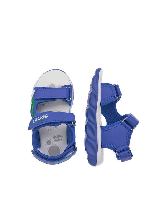 Chicco Kids' Sandals with Velcro & Lights Blue