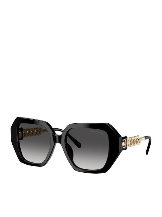 Michael Kors South Women's Sunglasses with Black Frame and Black Gradient Lens