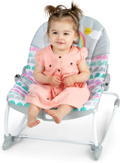 Bright Starts Electric Baby Relax Rosy Rainbow 2-in-1 with Vibration Multicolour