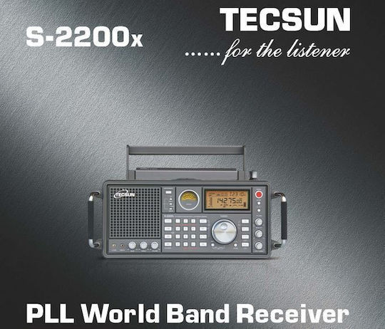 Tecsun S2200X Επιτραπέζιο Ραδιόφωνο Γκρι