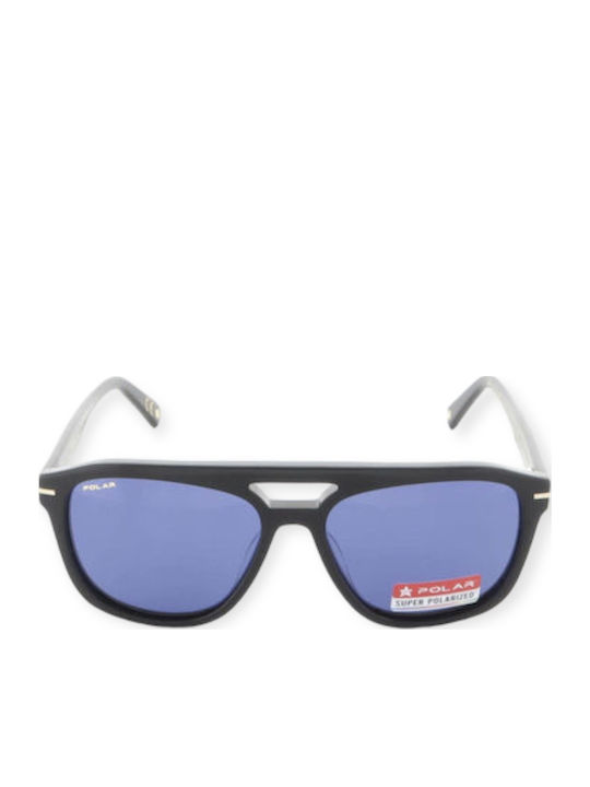 Polar Ochelari De Soare Negri Cu Ramă Din Plastic / Acetat Polar Ochelari De Soare Negri Cu Ramă Din Plastic / Acetat