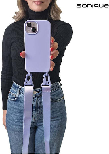 Silicone Case Strap Carryhang Sonique Xiaomi Xiaomi 14t Lilac