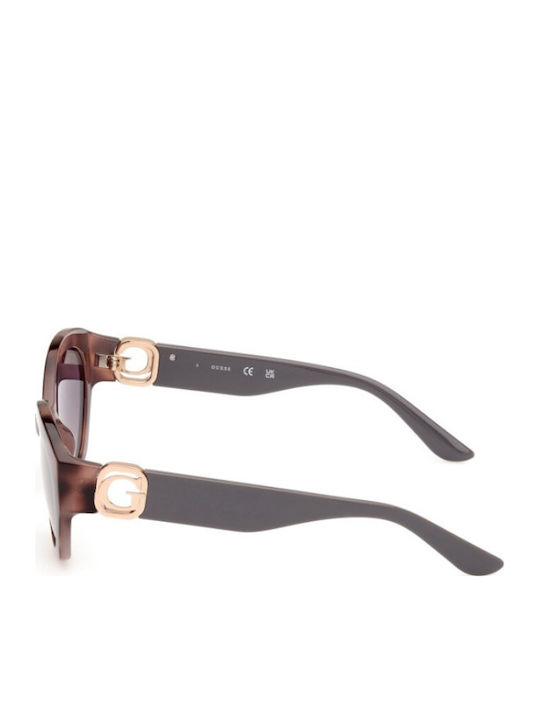 Guess Ochelari De Soare Pentru Femei Cu Ramă Neagră Tartarugă Din Plastic Și Lentile Gri Degrade GU00104 55B