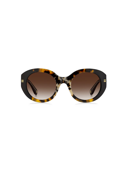 Marc Jacobs Women's Sunglasses with Brown Tartaruga Plastic Frame and Brown Gradient Lens MJ 1110/S 086/HA