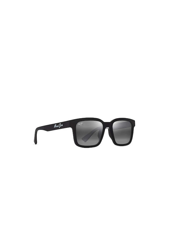 Maui Jim Bărbătești Ochelari de soare cu Negru Din plastic Cadru și Negru Oglindă Lentilă 659-02