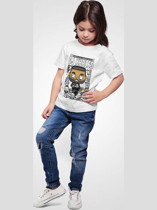 Παιδικό T-shirt White Dj Khaled  White