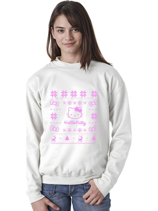 Παιδικό Φούτερ Hello Kitty  White
