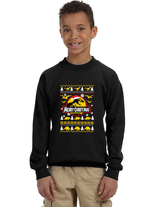 Παιδικό Φούτερ Dinosaur  Black