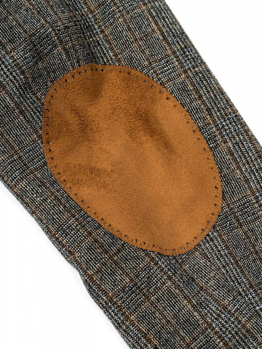 Winter Herrenanzugsjacke Brown Check