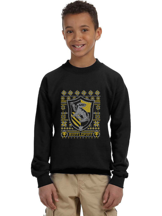 Παιδικό Φούτερ Hufflepuff  Black