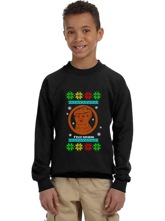 Παιδικό Φούτερ Feliz navidad4  Black