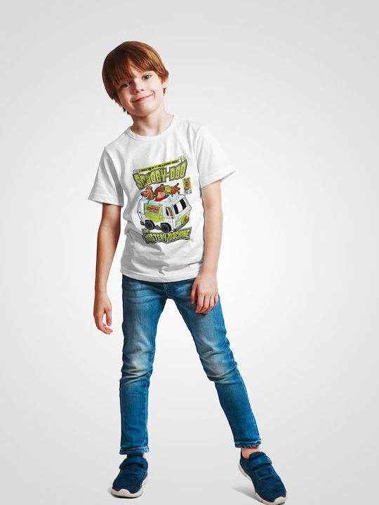 Παιδικό T-shirt Λευκό Mistery Machine