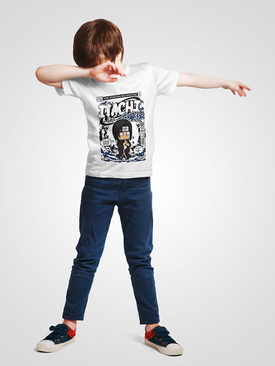 Kids' T-shirt White Itachi Uchiha