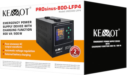 PROsinus-800-LFP4 Inverter Unda sinusoidală pură 500W 12V PROsinus-800-LFP4