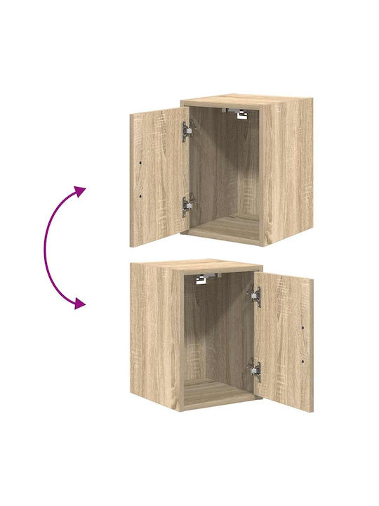 Wall Cabinet Garage Sonoma Oak Engineered Wood Brown 30 x 30 x 41 cm
