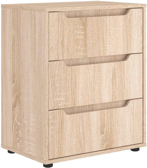 Vidaxl Bufet Visnes Stejar Sonoma 60x40x73 Cm Lemn Ingineresc