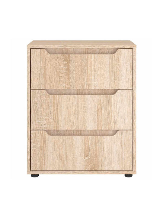 Vidaxl Sideboard Visnes Δρυς Sonoma 60x40x73 Cm Ξύλο Μηχανής