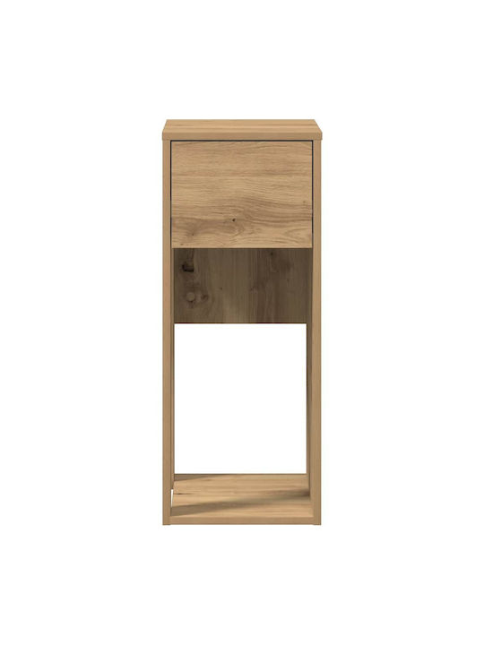 Office Storage Chipboard Cabinet Brown L30xW44xH74cm