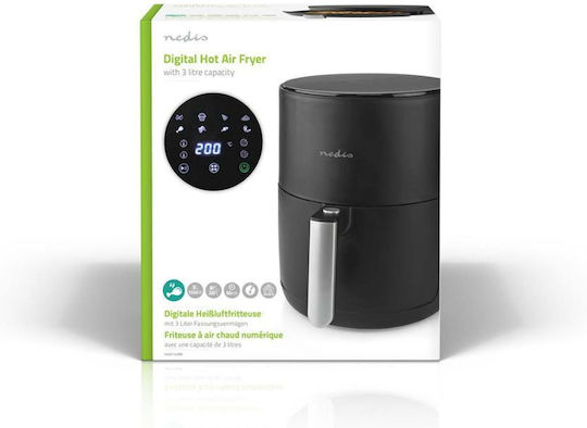 Nedis Air Fryer 3lt Μαύρο KAAF140BK