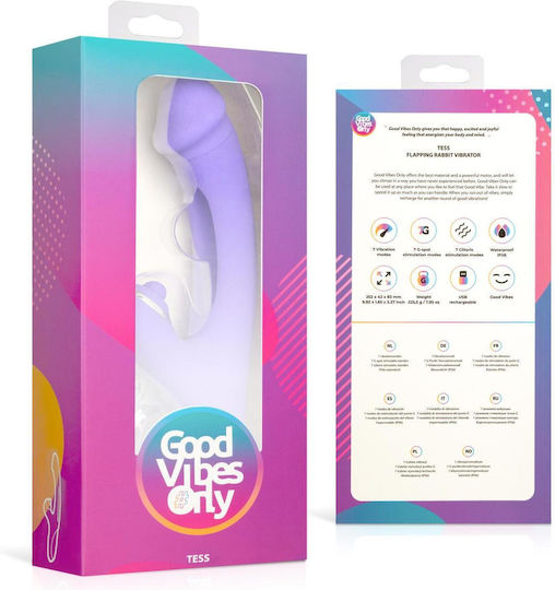 Good Vibes Only Vibrator Rabbit Purple