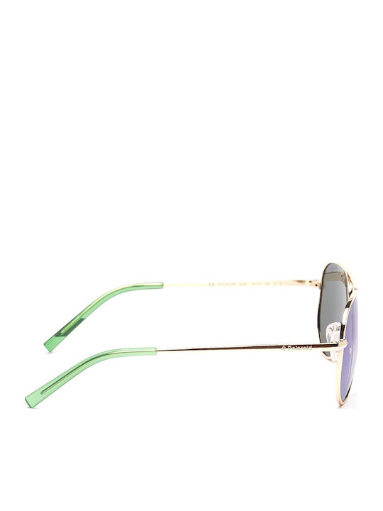 Polaroid Aviator Παιδικά Γυαλιά Ηλίου με Polarized Καθρέφτη Φακό Χρυσά