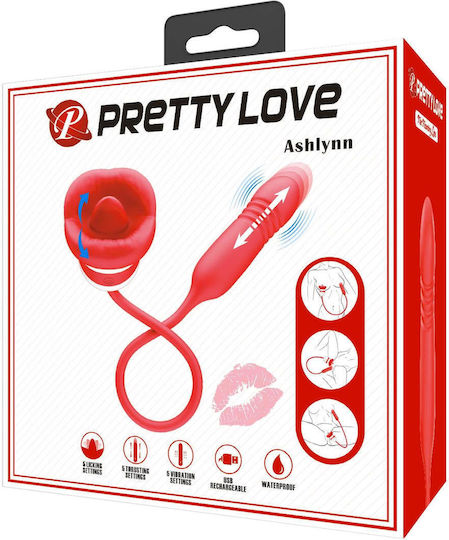 Pretty Love Ashlynn 5 Vibration Functions 5 Thrusting Settings 5 Licking Settings