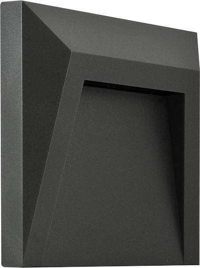 Polux Wasserdichte Deckenleuchte LED 1.5W 4000K 12.5x12.5x3.3cm Polux Wasserdichte Deckenleuchte LED 1.5W 4000K 12.5x12.5x3.3cm