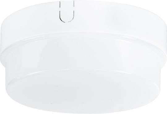 GloboStar Revano Επιτοίχια Εξωτερική Πλαφονιέρα LED IP54 12W με Θερμό Λευκό Φως 12x12εκ.
