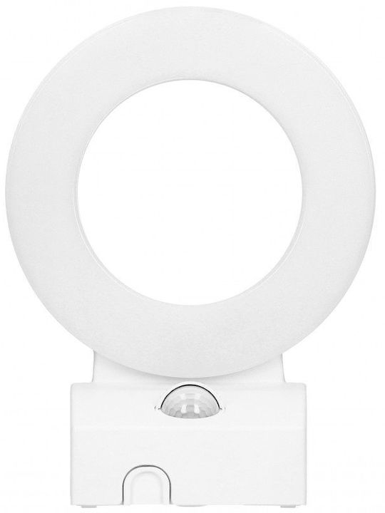 Elmark Επιτοίχια Εξωτερική Πλαφονιέρα LED IP65 20W με Φυσικό Λευκό Φως