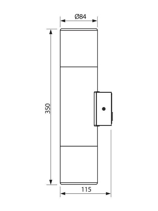 Vivalux Ceiling Lamp 8.4x35x11.5cm Vivalux Ceiling Lamp 8.4x35x11.5cm