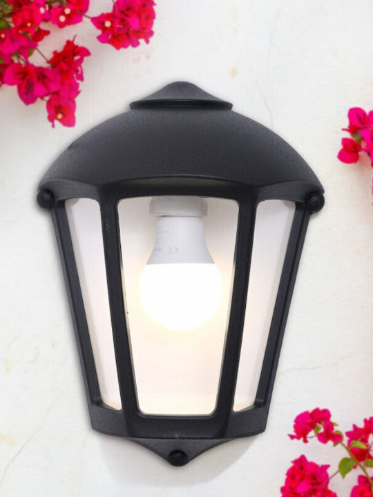 Eurolamp Wall-Mounted Outdoor Lantern E27 IP55 10x40εκ.