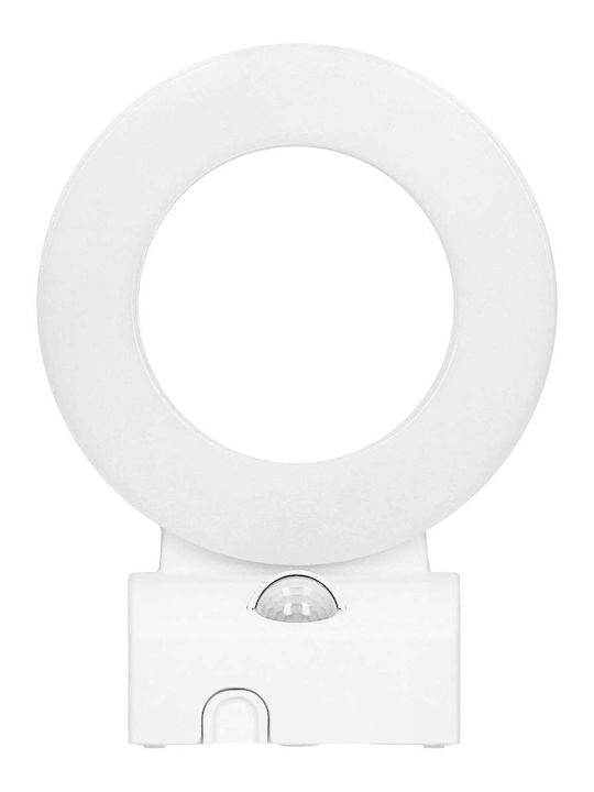 Adviti Επιτοίχιος Εξωτερικός Προβολέας LED IP65 20W με Φυσικό Λευκό Φως