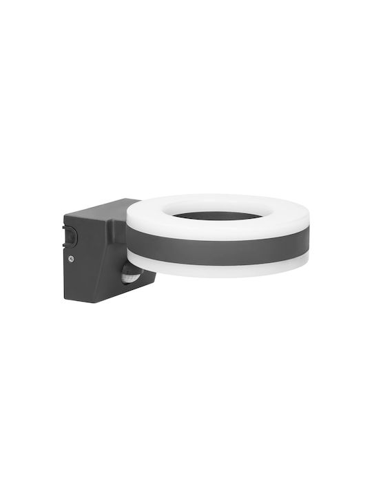 Adviti Επιτοίχιος Εξωτερικός Προβολέας LED IP65 20W με Φυσικό Λευκό Φως